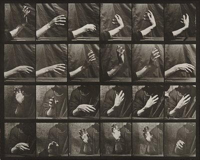 手の動き;ビートタイム 作： Eadweard Muybridge