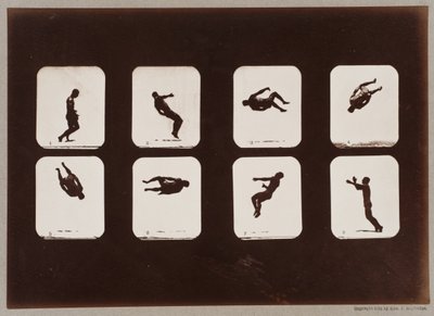 プレート106アスリートたちの夏季限定ツイストサマータイム 作： Eadweard Muybridge