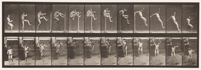 プレート152。ジャンプ;走り高跳び（靴） 作： Eadweard Muybridge