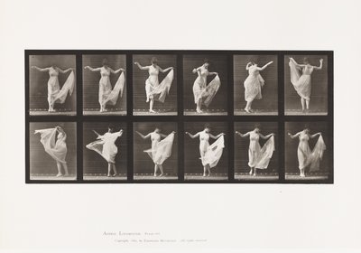 プレート187。ダンス 作： Eadweard Muybridge