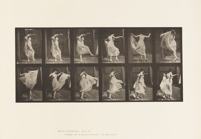 プレート188ダンス（ファンシー 作： Eadweard Muybridge