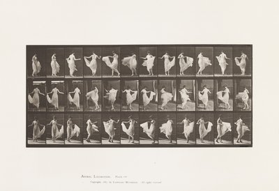 プレート192ダンス（ファンシー 作： Eadweard Muybridge