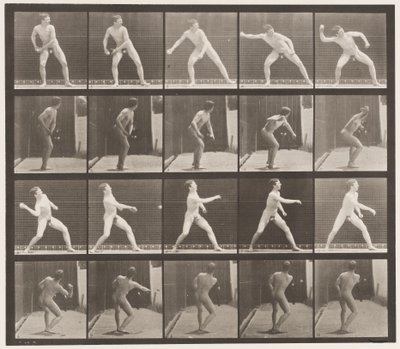 プレート 273ベースボール、ピッチング 作： Eadweard Muybridge