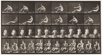プレート327。ローイング 作： Eadweard Muybridge