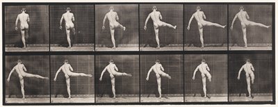 プレート369。最初のバレエアクション 作： Eadweard Muybridge