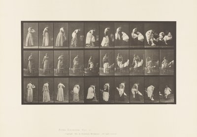 版497.雑多なトイレの段階、1885 作： Eadweard Muybridge