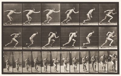 プレート59.ランニングの開始（靴） 作： Eadweard Muybridge