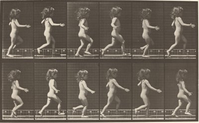 プレート番号 469. 走る子供 作： Eadweard Muybridge