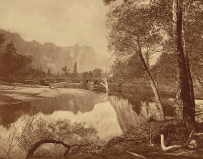 モスキート・キャンプからのヨセミテ渓谷、No.22,1872（写真） 作： エドワード・マイブリッジ