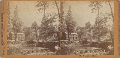「ヨセミテ・ホテル」1867年（写真） 作： エドワード・マイブリッジ