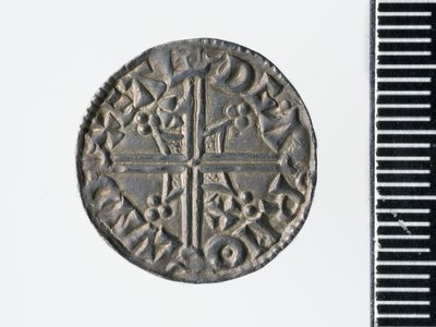 Æthelred IIのペニー、ロンドン造幣局、978年（銀）（3706818の裏面 作： Ealdgar Ealdgar