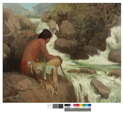 ホンドフォールズ、1907年 作： Eanger Irving Couse