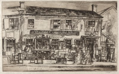 Ye Olde Curiosity Shop、ナンタケット 作： Earl Horter