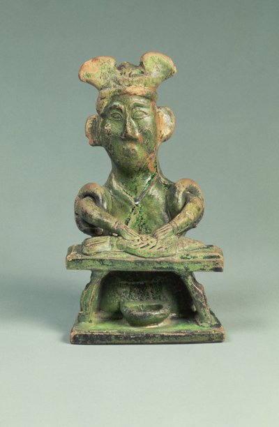 魚屋の図、墓のアーティファクト、東漢時代、25-220（土器） 作： Eastern Han Dynasty Chinese School
