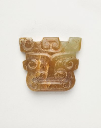 アニマルマスク型ペンダント、紀元前650〜500年 作： Eastern Zhou Dynasty Chinese School
