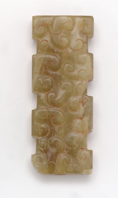 長方形のペンダント 作： Eastern Zhou Dynasty Chinese School