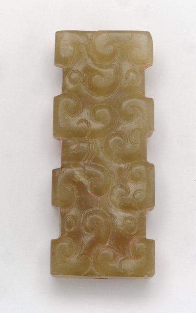 長方形のペンダント 作： Eastern Zhou Dynasty Chinese School