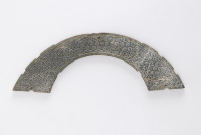 黄、長沙、湖南省、紀元前4〜3世紀のヒスイ型の薄いプラーク 作： Eastern Zhou Dynasty Chinese School