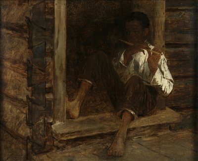 ブラックボーイ、1860-61年頃（キャンバスに油彩） 作： Eastman Johnson