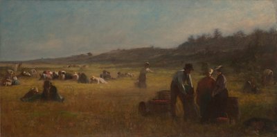 クランベリーピッカー 作： Eastman Johnson