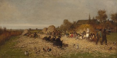 ハスキングビー、ナンタケット島、1876年。 作： Eastman Johnson