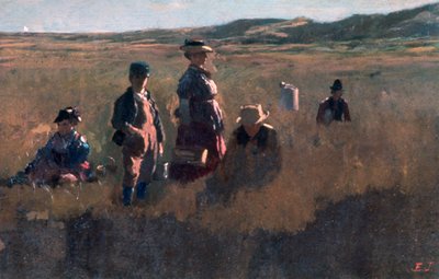 フィールドで、c1875 作： Eastman Johnson