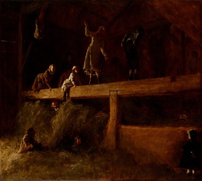 Hayloft、1878年頃 作： Eastman Johnson