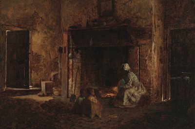 マウント・ヴァーノンのキッチン 作： Eastman Johnson