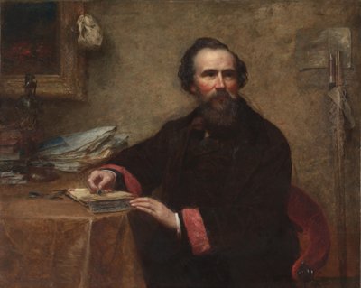 ジェニオC.スコットの肖像 作： Eastman Johnson