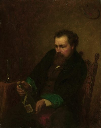 自画像 作： Eastman Johnson