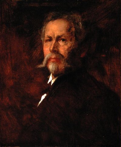 自画像（油彩・キャンバス 作： Eastman Johnson