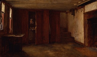 スーザンレイのキッチン、ナンタケット、1875 作： Eastman Johnson