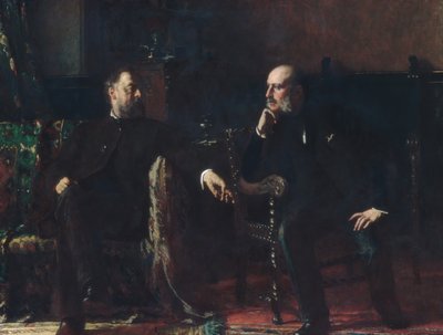 資金調達法案、1881年。 作： Eastman Johnson