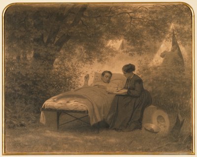 『家への手紙』 作： Eastman Johnson