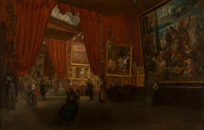 ウジェーヌ・ドラクロワの作品展、Martinet ギャラリー、boulevard des...、1864 年。 作： Ed. Albertini