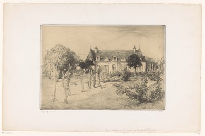 家の近くの庭の眺め La maison d