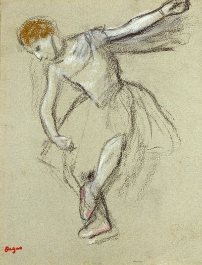 プロフィールのダンサー 作： Edgar Degas