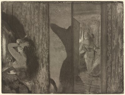 楽屋の女優 作： Edgar Degas