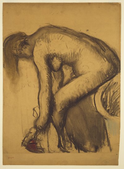 風呂上がり（足を乾かす女） 作： Edgar Degas