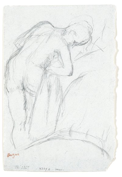 お風呂の後 作： Edgar Degas