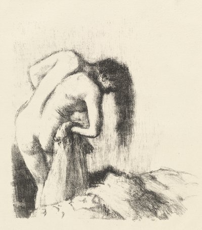 入浴後 入浴後 小皿 c． 1891年。 作： Edgar Degas