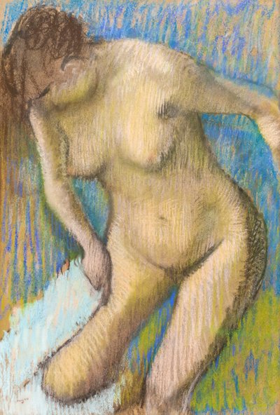 入浴後 作： Edgar Degas