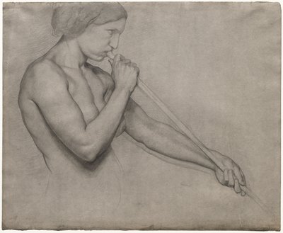 トランペットを吹く天使 作： Edgar Degas