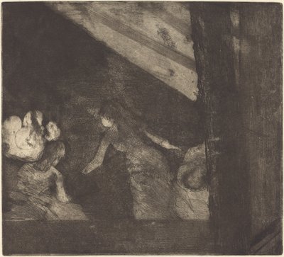 カフェ デ アンバサダー オ アンバサダー、18791880。 作： Edgar Degas