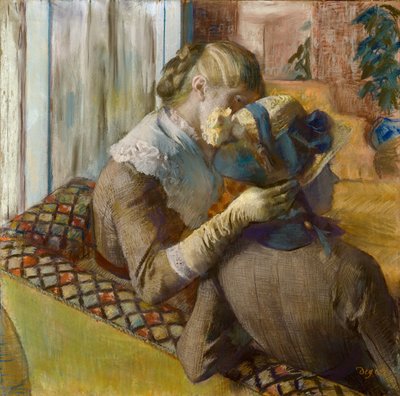 1881年のMillinersで。 作： Edgar Degas