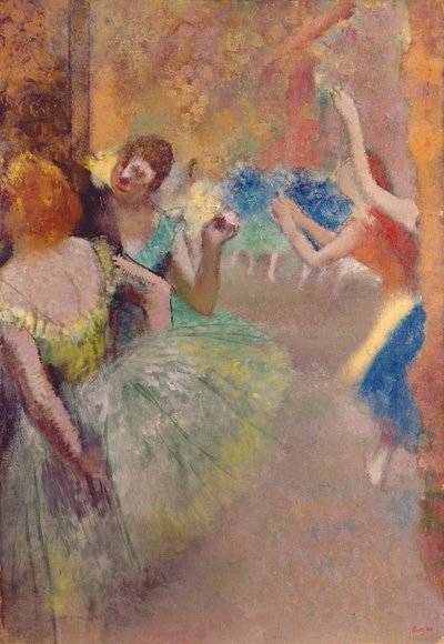 バレエシーン;シーンドバレエ、1885年 作： Edgar Degas