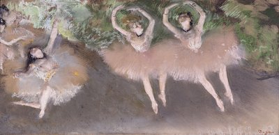 バレエ・シーン」1879年頃（パステル・モノタイプ・紙 作： Edgar Degas