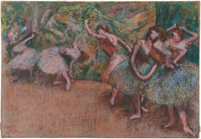 バレエシーン、c。 1907年。 作： Edgar Degas