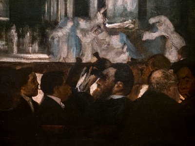 ロバート・ザ・デビルのバレエ（詳細）。1871-1872.油彩・キャンバス 作： Edgar Degas