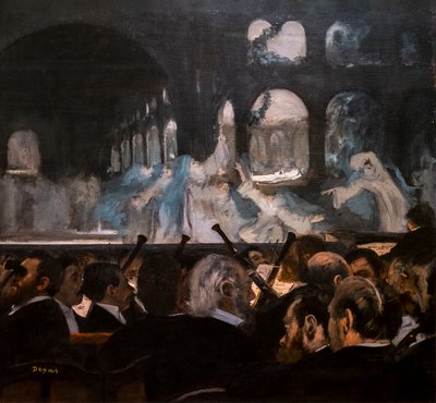 ロバート・ザ・デビルのバレエ1876.油彩・キャンバス 作： Edgar Degas